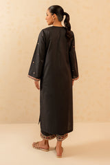 Winter - Best Selling - Obsidian - Stitched 2Pc Embroidered Dress