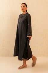 Winter - Best Selling - Obsidian - Stitched 2Pc Embroidered Dress