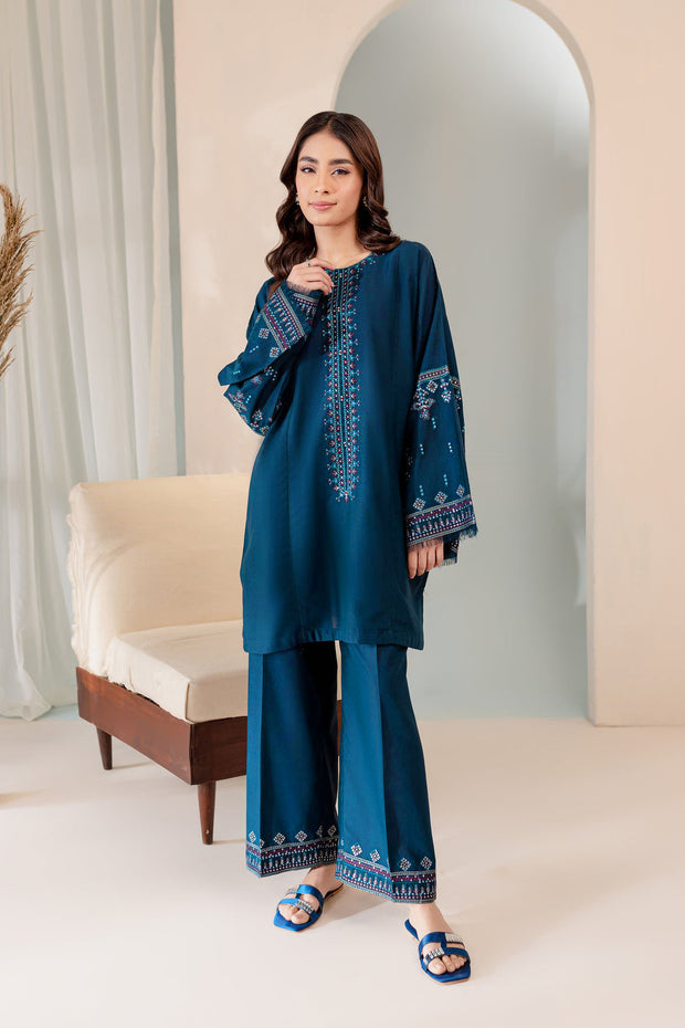 Winter - Best Selling - Sooya - 2Pc Embroidered Dress