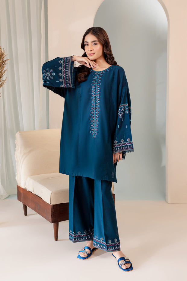 Winter - Best Selling - Sooya - 2Pc Embroidered Dress