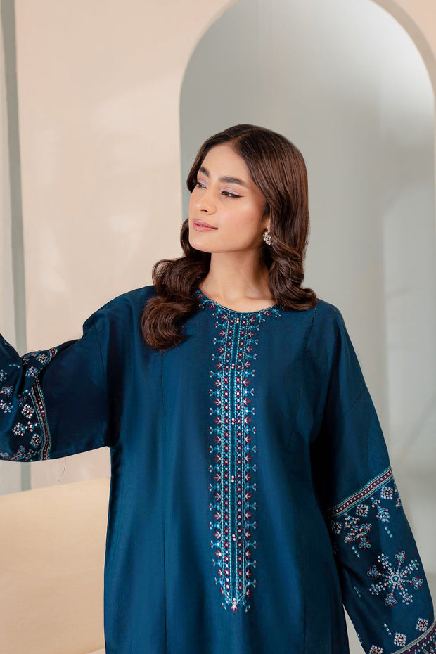 Winter - Best Selling - Sooya - 2Pc Embroidered Dress