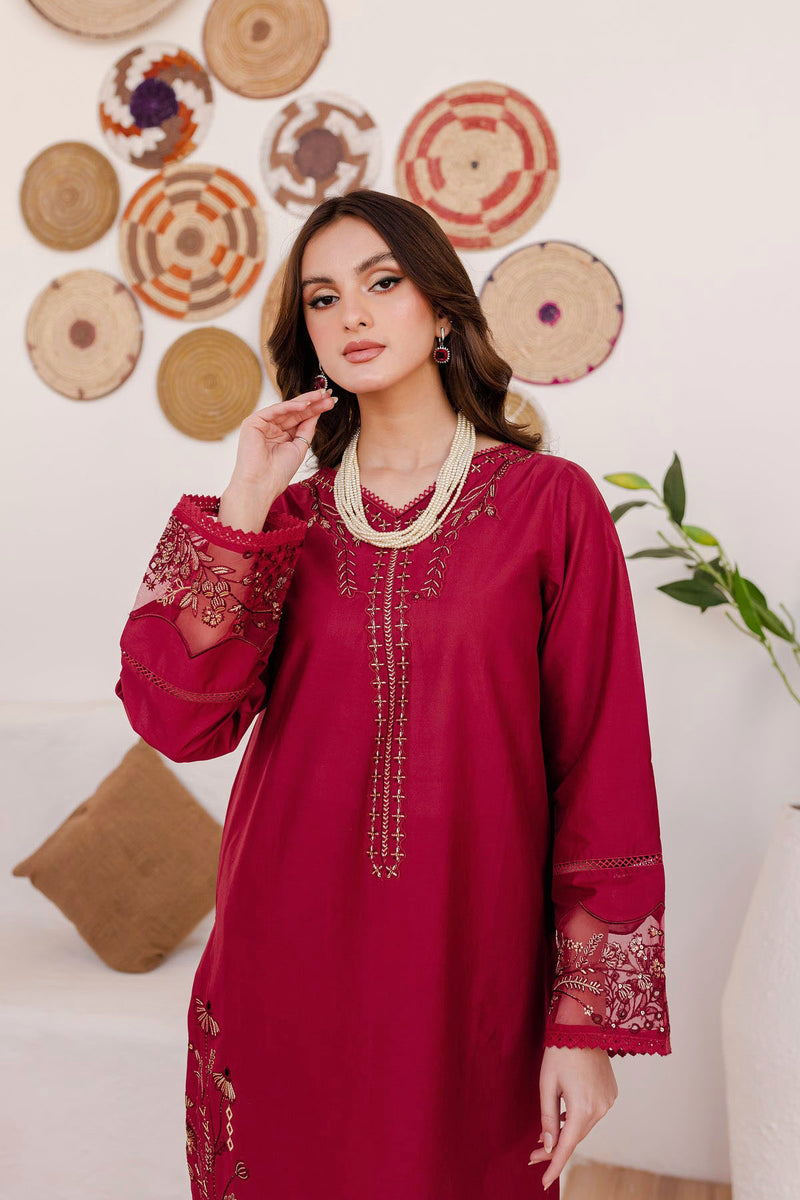 Winter - Best Selling - Areena - 2Pc Embroidered Dress