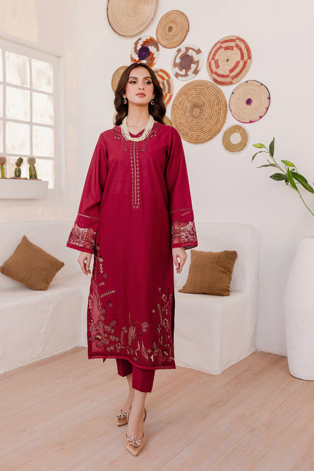 Winter - Best Selling - Areena - 2Pc Embroidered Dress