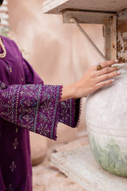 Winter - Best Selling - Magenta Eminence - 2Pc Embroidered Dress