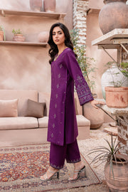 Winter - Best Selling - Magenta Eminence - 2Pc Embroidered Dress