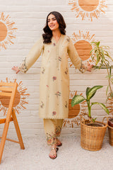 Winter - Best Selling - Lost Lagoon - 2Pc Embroidered Dress