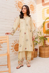 Winter - Best Selling - Lost Lagoon - 2Pc Embroidered Dress