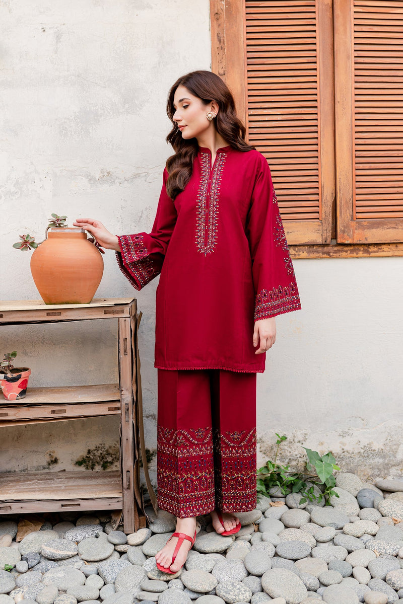 Best Selling - Cosmo - 2Pc  Embroidered Suit