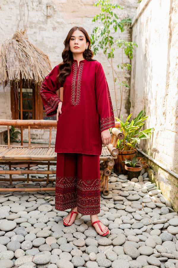 Best Selling - Cosmo - 2Pc  Embroidered Suit
