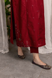 Winter - Afeefa - 2Pc Embroidered Dress