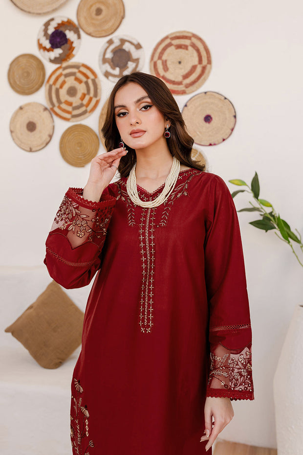 Winter - Areena - 2Pc Embroidered Dress