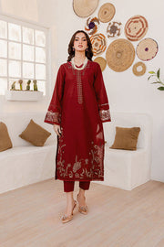 Winter - Areena - 2Pc Embroidered Dress