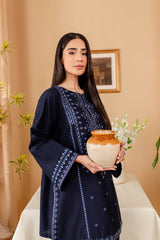 Winter - Best  Selling - Stitched - Arial - 2Pc Embroidered Dress