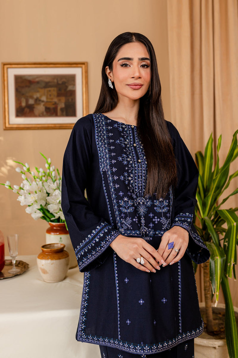 Winter - Best  Selling - Stitched - Arial - 2Pc Embroidered Dress