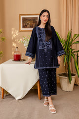 Winter - Best  Selling - Stitched - Arial - 2Pc Embroidered Dress