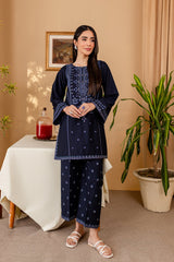 Winter - Best  Selling - Stitched - Arial - 2Pc Embroidered Dress