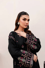 Winter - Aster Black - 2Pc Embroidered Dress