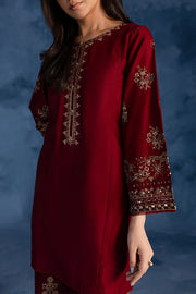 Best Selling - Cherry Charm - 2Pc Embroidered Dress