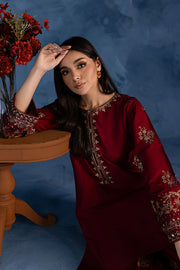 Best Selling - Cherry Charm - 2Pc Embroidered Dress