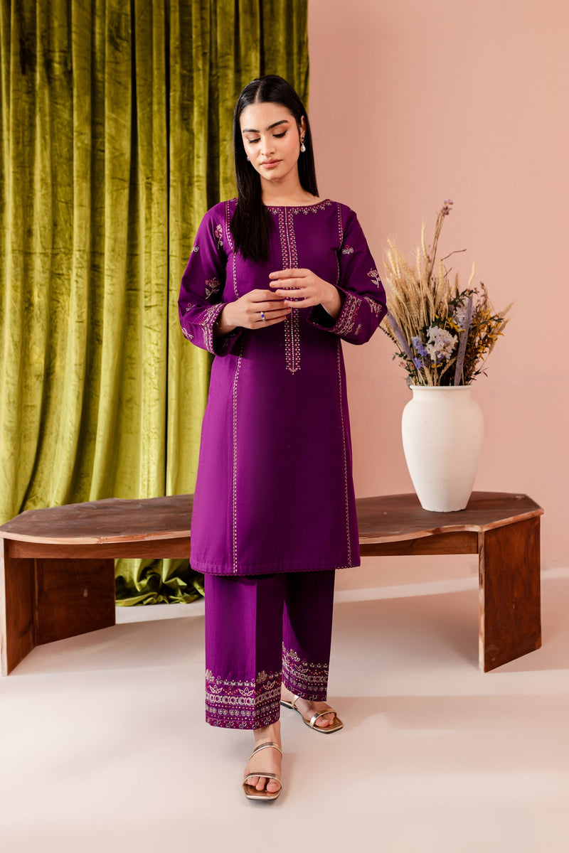 Winter - Best Selling - Como - 2Pc Embroidered Dress