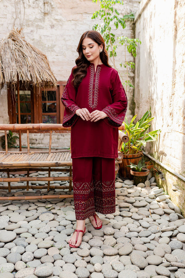 Best Selling - Cosmo - 2Pc Embroidered Dress