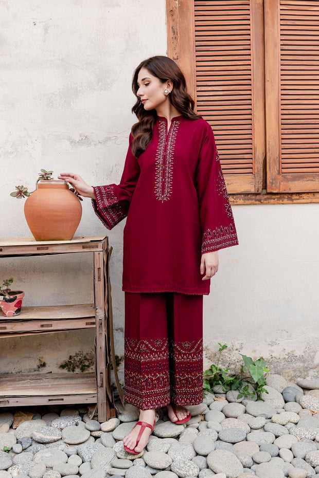 Best Selling - Cosmo - 2Pc Embroidered Dress