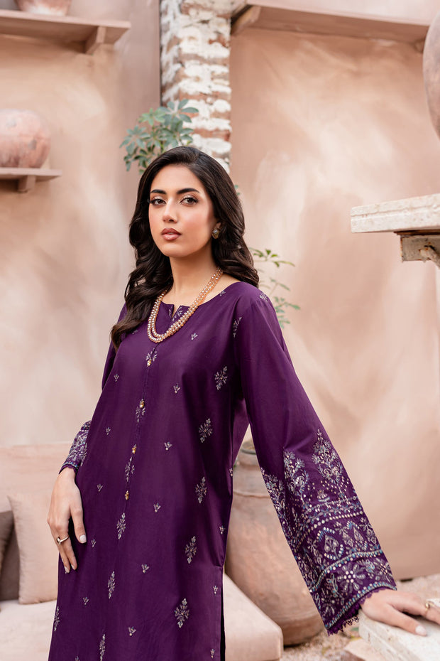 Best Selling - Eminence - 2Pc Embroidered Dress