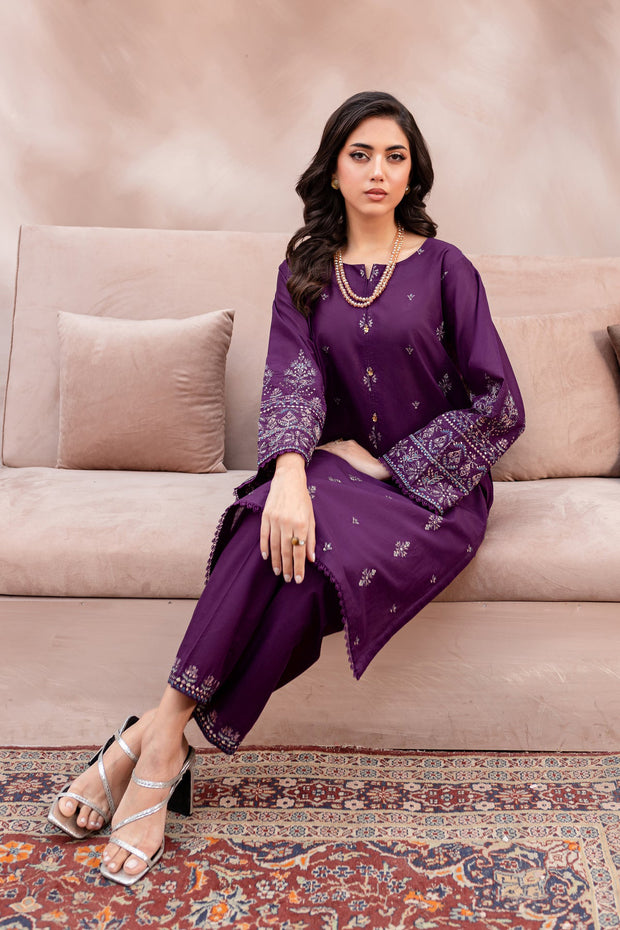 Best Selling - Eminence - 2Pc Embroidered Dress