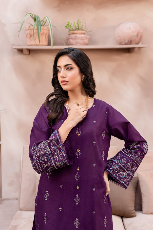 Best Selling - Eminence - 2Pc Embroidered Dress