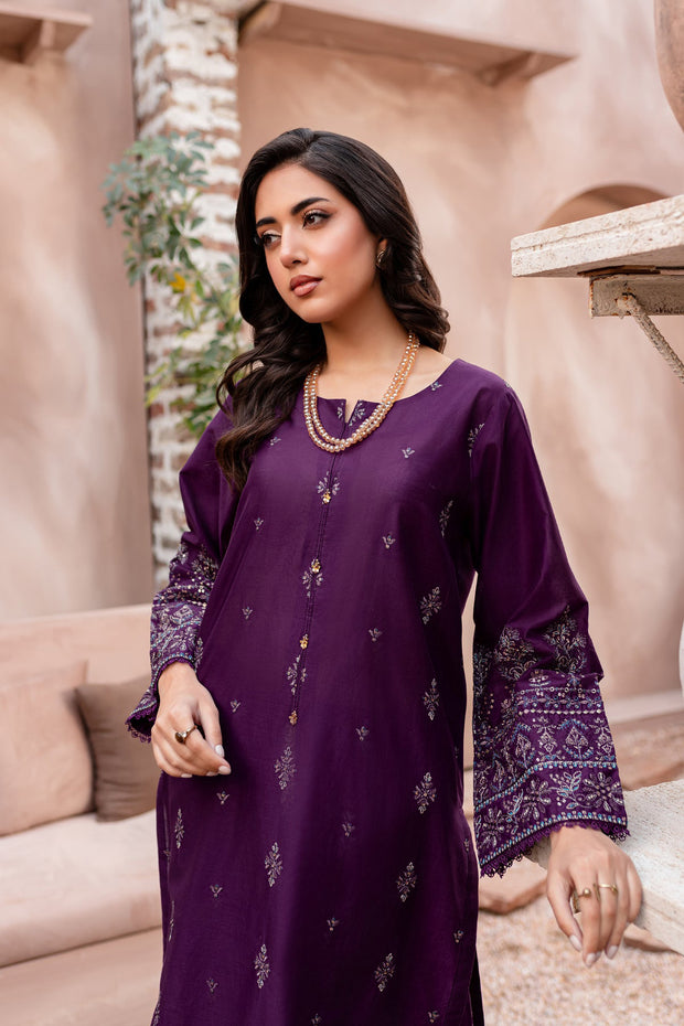 Best Selling - Eminence - 2Pc Embroidered Dress