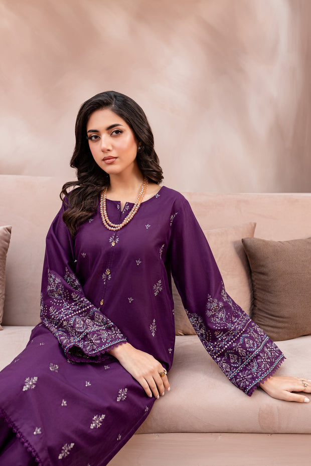 Best Selling - Eminence - 2Pc Embroidered Dress