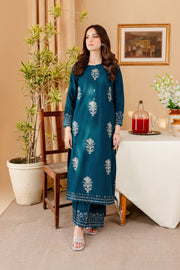 Winter - Best Selling - Melvin - Stitched 2Pc Embroidered Dress