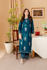 Winter - Best Selling - Melvin - Stitched 2Pc Embroidered Dress