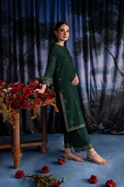 Best Selling - Olive - 2Pc Embroidered Dress