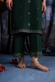 Best Selling - Olive - 2Pc Embroidered Dress