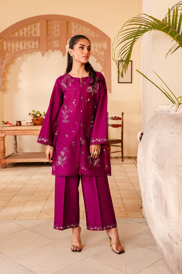 SMOKY 2PC - EMBROIDERED STITCHEDSMOKY 2PC - EMBROIDERED STITCHED main image 1
