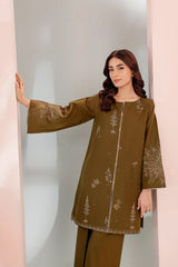 Best Selling - Seaweed - 2Pc Embroidered Suit