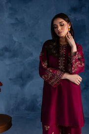 Winter - Best Selling - Cherry Charm - 2Pc Embroidered Dress