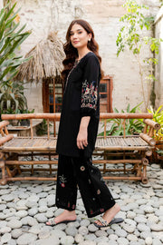 Best Selling - Black Beauty - 2Pc Embroidered Dress