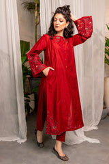 Best Selling- Afeefa - 2Pc Embroidered Suit